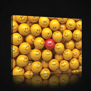 Vászonkép, Smileyk 80x60 cm méretben