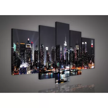 Vászonkép, 5 darabos, New Jersey 170x100 cm méretben