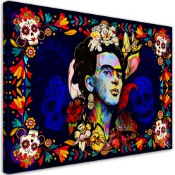 Vászonkép, Los Muertos Frida Kahlo - 60x40 cm