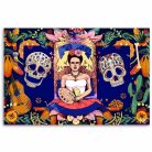 Vászonkép, Frida Kahlo Los Muertos - 120x80 cm