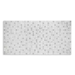   3D PVC falpanel Kis szürke mozaik mintás, fényes felülettel