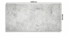 Polisztirol dekorpanel, Kavicsos beton, halványszürke világos, 2 m2-es csomag