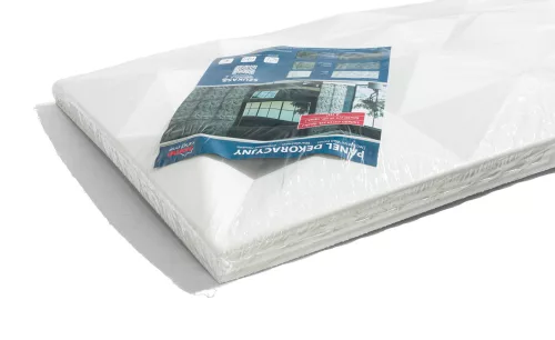 Polisztirol dekorpanel, Brilliant fehér, 2 m2-es csomag