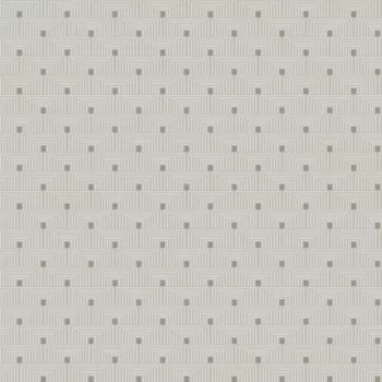   Szürkés krém-ezüst fényes geometriai mintás tapéta (Boutique  F-PL3002)