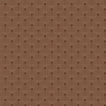   Barna-bronz fényes geometriai mintás tapéta (Boutique  F-PL3007)