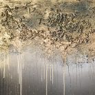 Fotótapéta Golden Forest, 208 x 208 cm