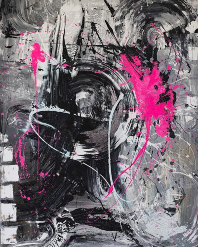 Fotótapéta Pink Chaos, 184 x 254 cm