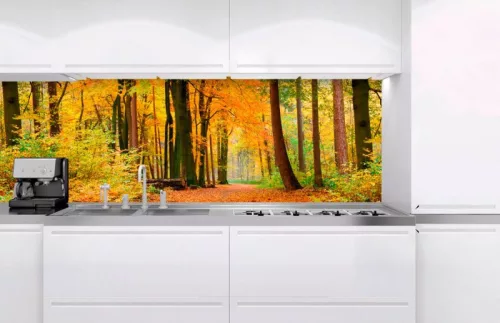 AUTUMN FOREST öntapadós konyhai poszter, 180x60 cm