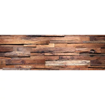 WOODEN WALL öntapadós konyhai poszter, 180x60 cm