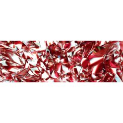 RED CRYSTAL öntapadós konyhai poszter, 180x60 cm