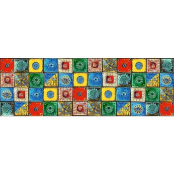 LISBOA TILES öntapadós konyhai poszter, 180x60 cm
