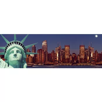STATUE OF LIBERTY öntapadós konyhai poszter, 180x60 cm