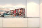 PORTOVENERE TOWN öntapadós konyhai poszter, 180x60 cm