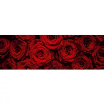 BEAUTIFUL RED ROSES öntapadós konyhai poszter, 180x60 cm