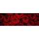 BEAUTIFUL RED ROSES öntapadós konyhai poszter, 180x60 cm