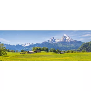 IDYLLIC ALPINE VIEW öntapadós konyhai poszter, 180x60 cm