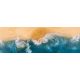 BLUE OCEAN öntapadós konyhai poszter, 180x60 cm