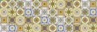 ORNAMENTAL TILES YELLOW öntapadós konyhai poszter, 180x60 cm