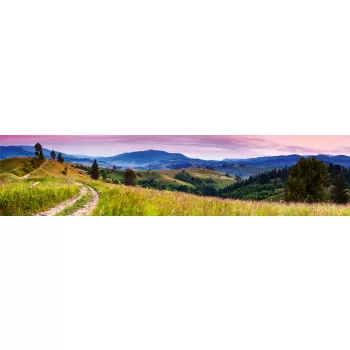 BLOOMING HILLS öntapadós konyhai poszter, 260x60 cm