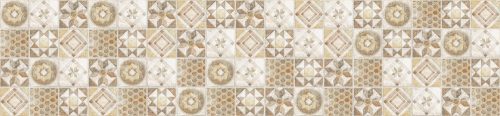 VINTAGE BEIGE TILES öntapadós konyhai poszter, 260x60 cm