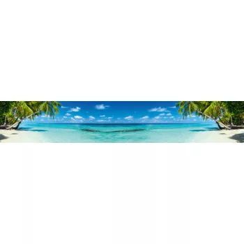 PARADISE BEACH öntapadós konyhai poszter, 350x60 cm