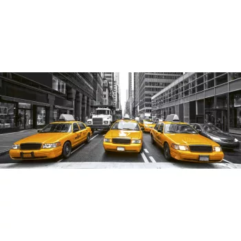   YELLOW TAXI fotótapéta, poszter, vlies alapanyag, 375x150 cm