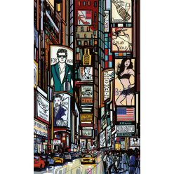   TIMES SQUARE fotótapéta, poszter, vlies alapanyag, 150x250 cm