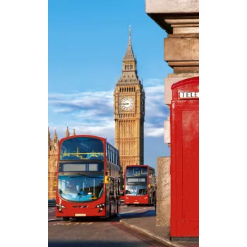BIG BEN fotótapéta, poszter, vlies alapanyag, 150x250 cm