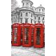 LONDON fotótapéta, poszter, vlies alapanyag, 150x250 cm