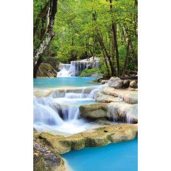 WATERFALL fotótapéta, poszter, vlies alapanyag, 150x250 cm