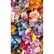 VINTAGE FLOWERS fotótapéta, poszter, vlies alapanyag, 150x250 cm