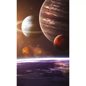   SOLAR SYSTEM fotótapéta, poszter, vlies alapanyag, 150x250 cm