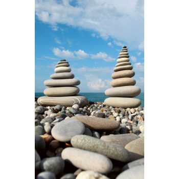  STACK OF STONES fotótapéta, poszter, vlies alapanyag, 150x250 cm