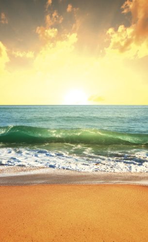 SEA SUNSET fotótapéta, poszter, vlies alapanyag, 150x250 cm