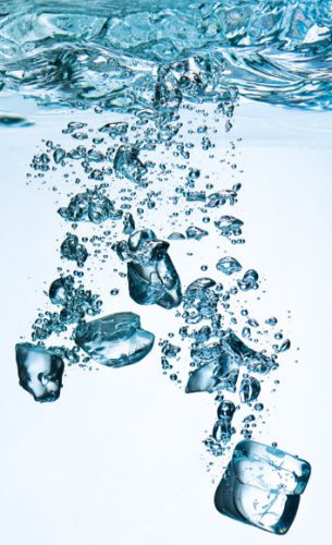 ICE CUBES fotótapéta, poszter, vlies alapanyag, 150x250 cm