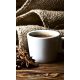 CUP OF COFFEE fotótapéta, poszter, vlies alapanyag, 150x250 cm