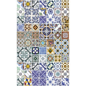   PORTUGAL TILES fotótapéta, poszter, vlies alapanyag, 150x250 cm
