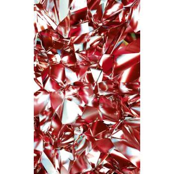   RED CRYSTAL fotótapéta, poszter, vlies alapanyag, 150x250 cm
