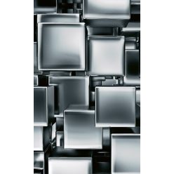   METAL CUBES fotótapéta, poszter, vlies alapanyag, 150x250 cm