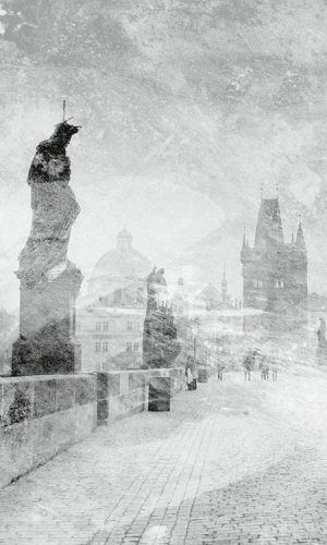 Károly híd fotótapéta, poszter, vlies alapanyag, 150x250 cm