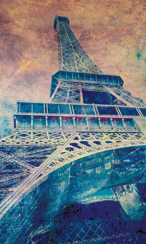 Eiffel Torony fotótapéta, poszter, vlies alapanyag, 150x250 cm