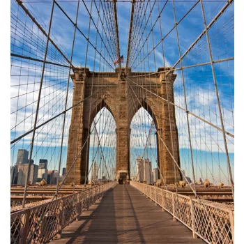  BROOKLYN BRIDGE fotótapéta, poszter, vlies alapanyag, 225x250 cm