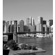 MANHATTAN GRAY fotótapéta, poszter, vlies alapanyag, 225x250 cm