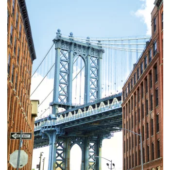   MANHATTAN BRIDGE fotótapéta, poszter, vlies alapanyag, 225x250 cm