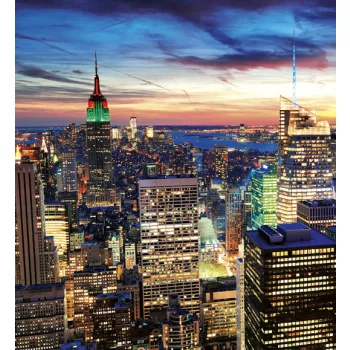   NY SKYSCRAPERS fotótapéta, poszter, vlies alapanyag, 225x250 cm