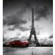RETRO CAR IN PARIS fotótapéta, poszter, vlies alapanyag, 225x250 cm
