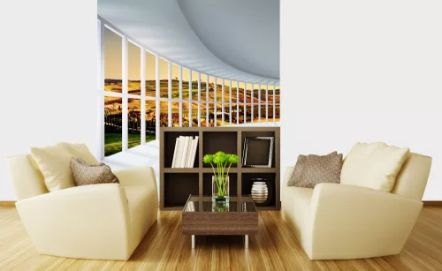 ROUNDED HALL fotótapéta, poszter, vlies alapanyag, 225x250 cm