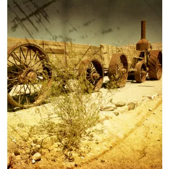 OLD WAGON fotótapéta, poszter, vlies alapanyag, 225x250 cm
