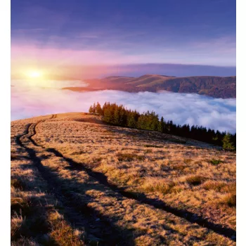   SUNRISE IN MOUNTAINS fotótapéta, poszter, vlies alapanyag, 225x250 cm