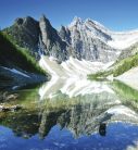 LAKE AGNES fotótapéta, poszter, vlies alapanyag, 225x250 cm